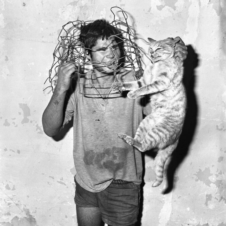 Roger Ballen: Cat Catcher 1998 - Exhibition: Animal Absurdity - Rotlicht 2024